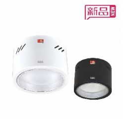 明装自带强启应急筒灯
