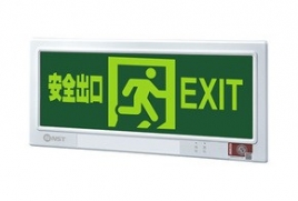 防火塑料面板集电集控标志灯（嵌墙式）