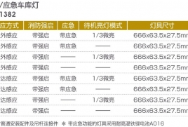 磨砂罩车库灯/应急车库灯-短款